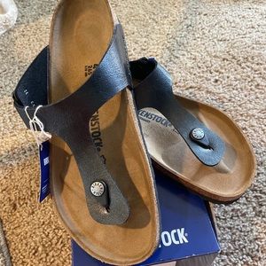 Womens Gizeh BS Birkenstocks in Graceful Licorice size 41!
